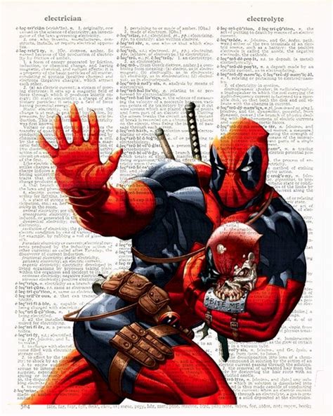 Deadpool Comic Art