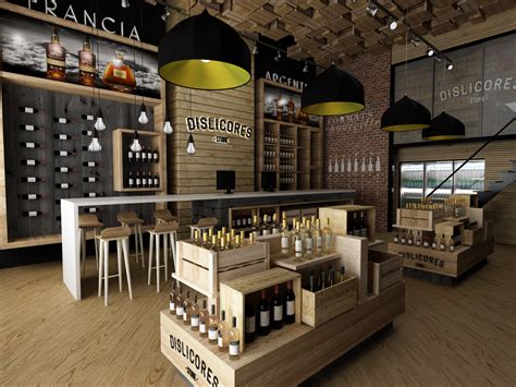 DISLICORES PROPUESTA Diseño interior Wine store design Wine shop