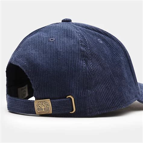 Cotton Corduroy 6 Panel Cap For Men In Blue Timberland