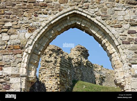 Ruins of Hastings Castle, UK Stock Photo - Alamy