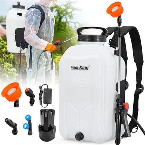 Amazon Sideking Battery Powered Backpack Sprayer Gallon