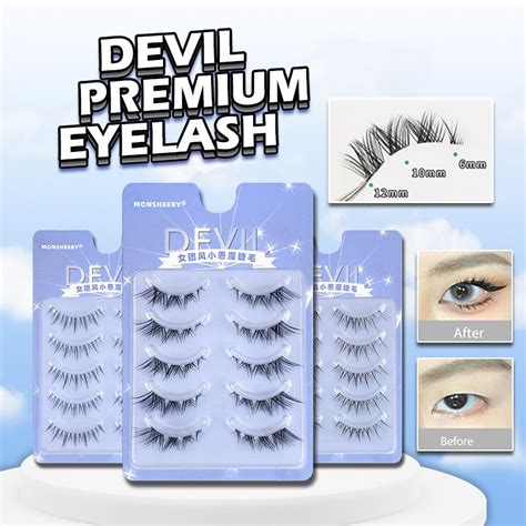 Jual 5 Pasang Premium Bulumata Bulu Mata Palsu Eyelash Extension