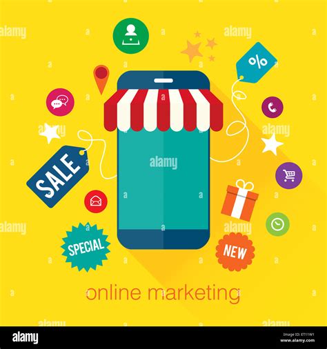 Ilustraci N Vectorial Del Concepto De Marketing M Vil Smartphone