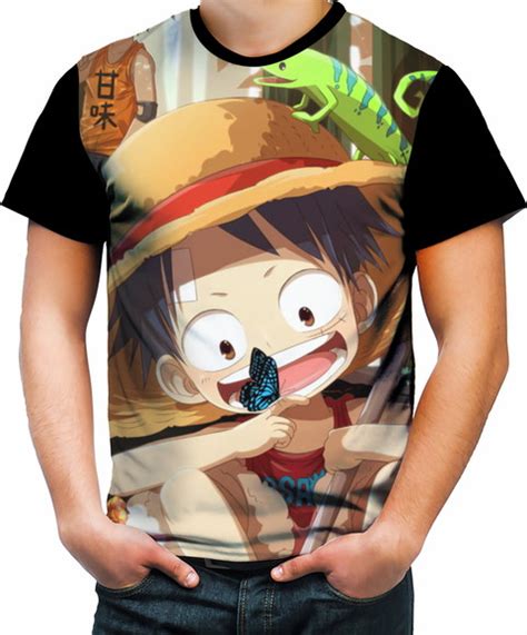 Camiseta Camisa One Piece Luffy Zoro Piratas Etc Elo