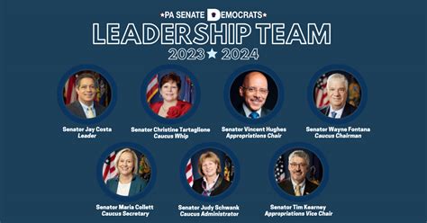 Pennsylvania Senate Democratic Caucus Elects Leadership Team For 2023