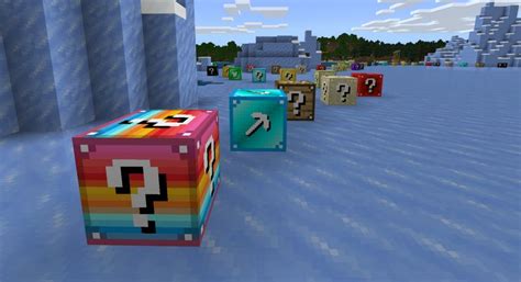 Мод на 15 Лаки блоков для Minecraft PE