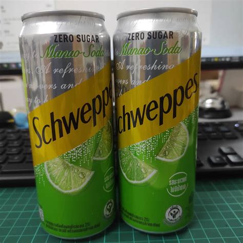 Thailand Schweppes Sparkling Soda X Ml Schweppes Soft Drink Lemon