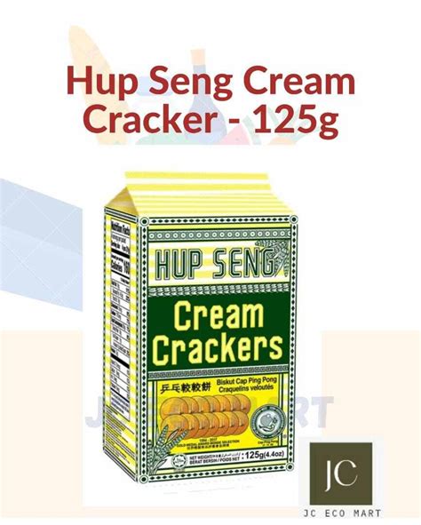 Hup Seng Cream Cracker 125g Biskut Cap Ping Pong Lazada