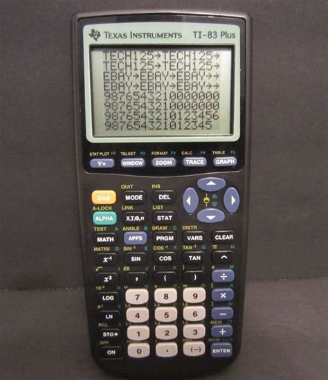 Texas Instruments TI 83 Plus Graphing Calculator With Guidebook Link