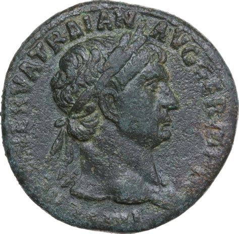 Lot 493 Trajan 98 117 AE Sestertius Rome Mint 101 Artemide Aste