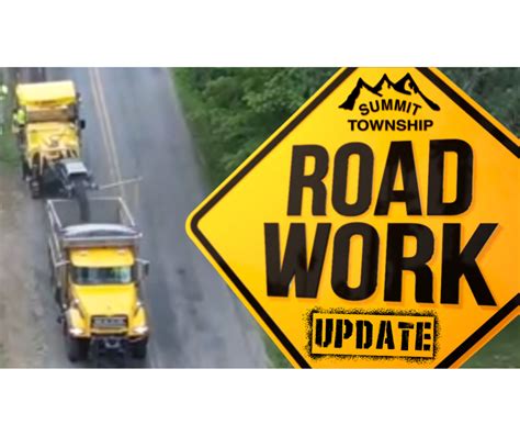 Road Work Paving Seal Coat Update Summit Township Erie County Pa