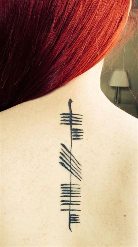 Ogham Tattoo Presentation - Etsy