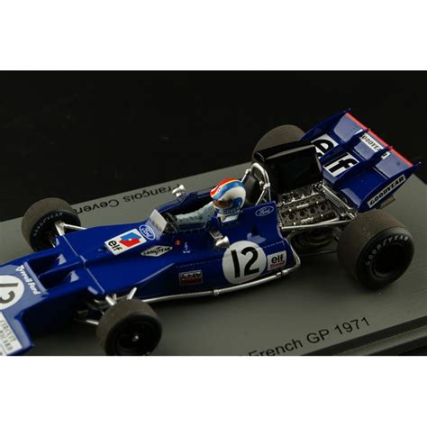 Tyrrell 002 12 Francois Cevert F1 France 1971 Spark S7231 Miniatures