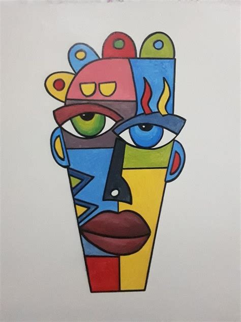 Cubism Art Stone Art Painting Elementary Art