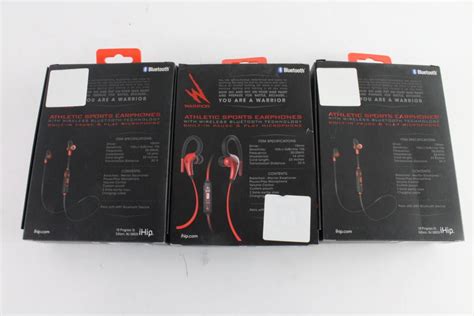 IHip Wireless Bluetooth Headphones, 3 Pieces | Property Room