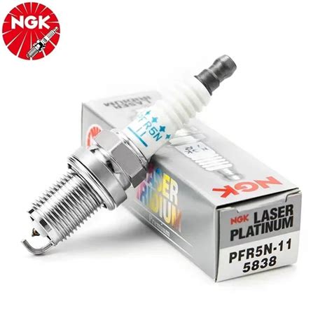 Pcs Original Ngk Pfr N Brand New Laser Dual Platinum Spark