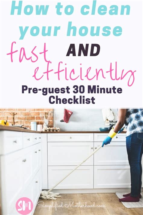 How To Clean Your House Fast And Efficiently Cleaning How To Clean