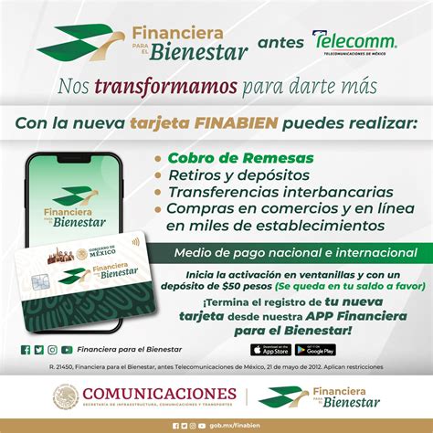 Financiera Para El Bienestar On Twitter Ya Cuentas Con Tu Tarjeta