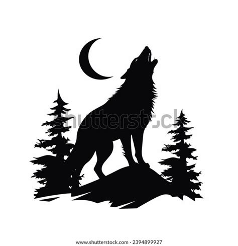 Wolf Howling Clip Art Images Stock Photos D Objects Vectors