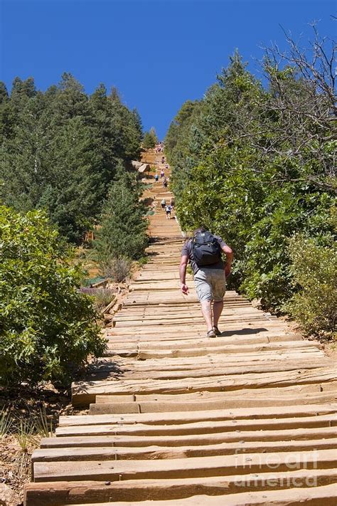 Manitou Springs Pikes Peak Incline Photograph by Steven Krull - Pixels