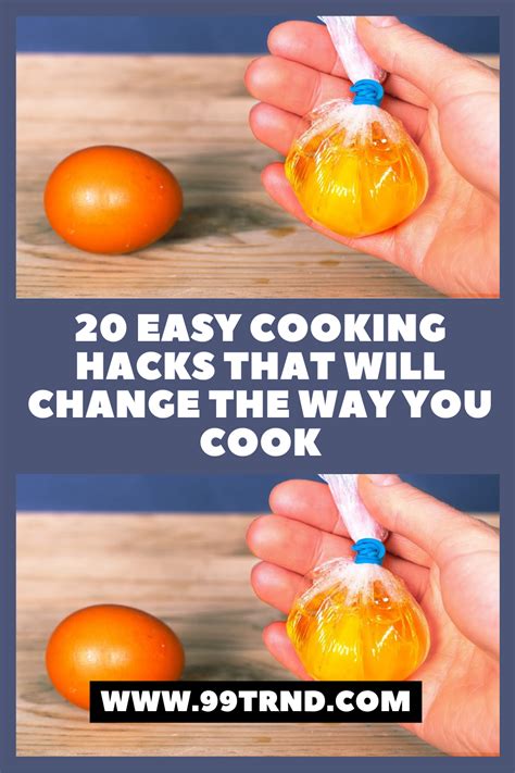 Easy Cooking Hacks That Will Change The Way You Cook Cooking Tips