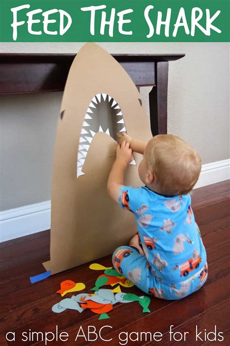 Feed the Shark Alphabet Game for Kids - Toddler Approved