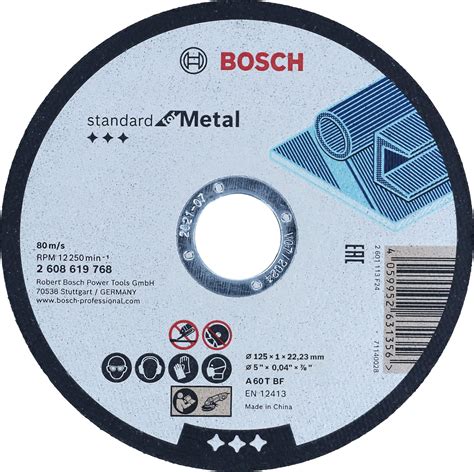 Bosch Accessories 2608603165 Disque à tronçonner à moyeu plat standard