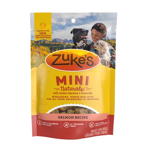 Mini Naturals Salmon Dog Training Treats Zukes