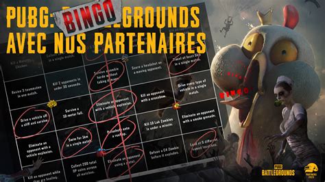 Pubg Bingogrounds Avec Nos Partenaires Pubg Actu Pubg Battlegrounds