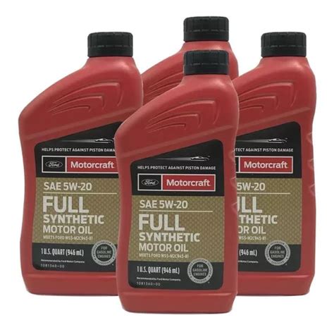 Aceite Motorcraft Sintético 5w20 4 Piezas Envío gratis