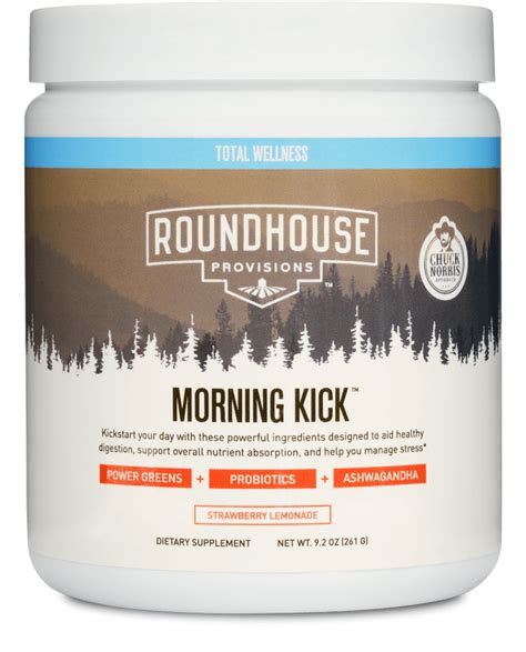 Morning Kick Reviews - Roundhouse Provisions By Chuck Norris
