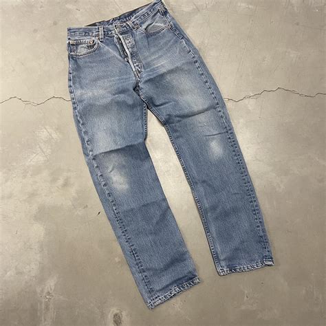 Vintage Levis 501 Button Fly Denim Depop