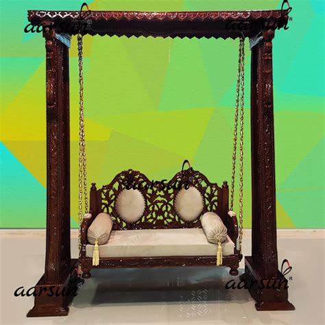 Wooden Swing Jhula Oonjal Unjal Zula Modern Design Aarsun