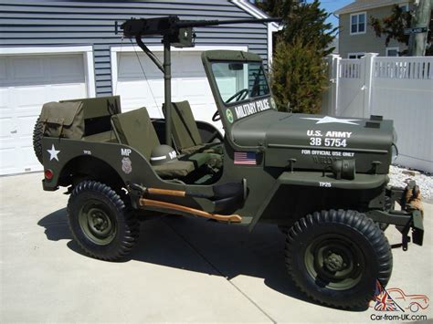 Willys 1960 Cj3b Army M606 Style Vietnam Military Type Highhood Jeep