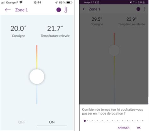 Comment R Gler La Temp Rature Depuis Mon Application Atlantic Cozytouch