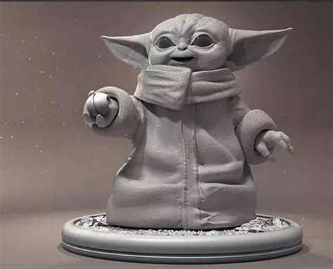 Grogu Baby Yoda Impresión 3d Archivo Stl Para Impresion 3d 13900