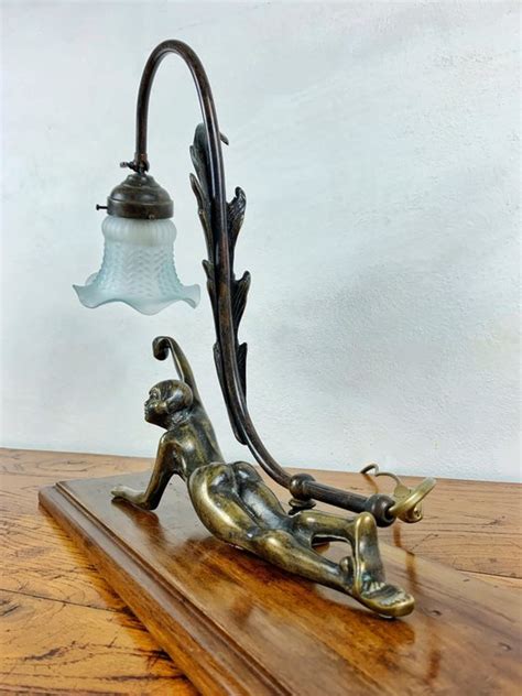 Lampada Francese In Bronzo Art Nouveau Art Nouveau Catawiki