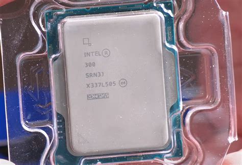 Intel Processor 300 Tested & Pictured With a Raptor Lake Design