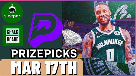 NBA PRIZEPICKS CHALKBOARD SLEEPER PROP PICKS SUNDAY 3 17 2024