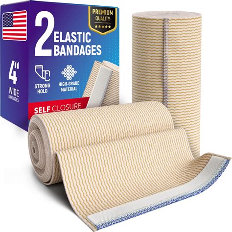 Ace Elastic Bandage With Hook Closure 4 Inches 1 Ea Pack