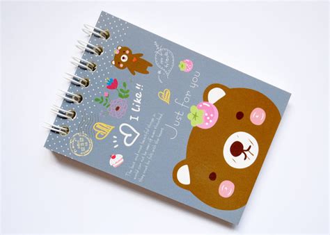 Kawaii animal mini wirebound notebook – Cute Delight