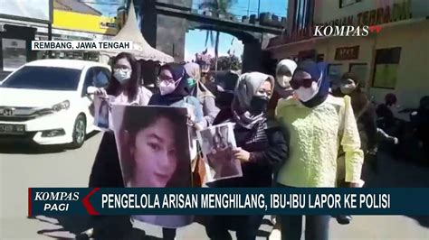 Jadi Korban Penipuan Arisan Online Ibu Ibu Datangi Polres Rembang