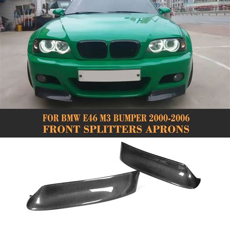 Carbon Fiber Front Splitter Auto Racing Car Front Bumper Lip Corner