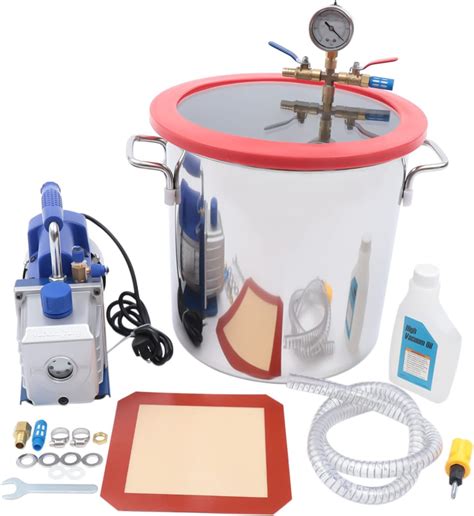 Amazon 5 Gallon Vacuum Chamber Kit Stainless Steel Degassing