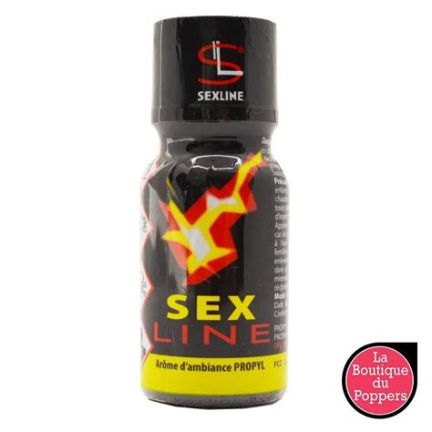 Poppers Sex Line 15 Ml Propyl Pas Cher Sur La Boutique Du Poppers