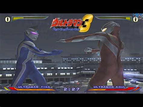 Ultraman Tiga Vs Ultra Heisei Di Game Ultraman Fighting Evolution