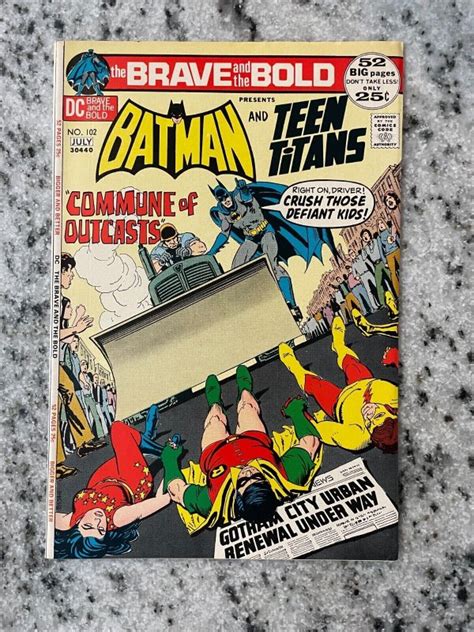 Brave The Bold 102 VF DC Comic Book Batman Teen Titans Joker