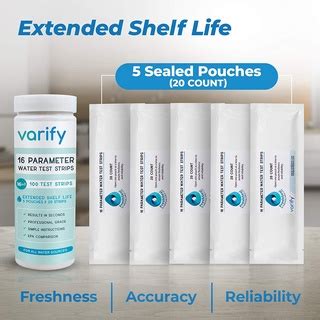 Varify In Complete Water Test Kit Strips Bacteria Tests