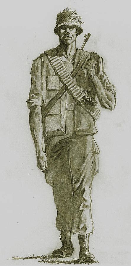 Vietnam Soldier Drawing At Explore Collection Of