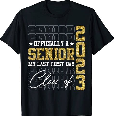 Senior 2023 Graduation My Last First Day Of Class Of 2023 Vintage Tshirt